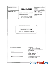 Datasheet LQ0DDB5166 manufacturer SHARP