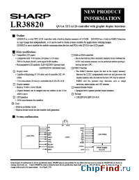 Datasheet LR38820 manufacturer SHARP