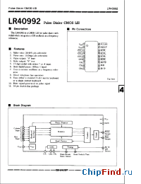 Datasheet LR40992 manufacturer SHARP
