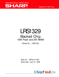 Datasheet LRS1329 manufacturer SHARP