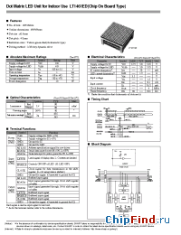 Datasheet LT1461ED manufacturer SHARP