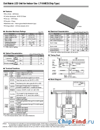 Datasheet LT1550ED manufacturer SHARP