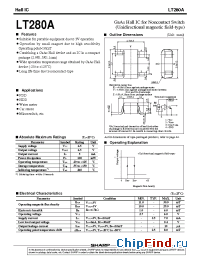 Datasheet LT280A manufacturer SHARP