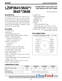 Datasheet LZ0P3646 manufacturer SHARP