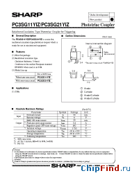 Datasheet PC3SG11YIZ manufacturer SHARP
