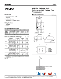 Datasheet PC451Z manufacturer SHARP
