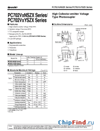 Datasheet PC702V2NSZX manufacturer SHARP