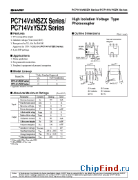 Datasheet PC714V1NSZX manufacturer SHARP