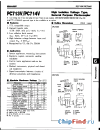 Datasheet PC714V8 manufacturer SHARP