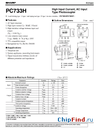 Datasheet PC733Hi manufacturer SHARP