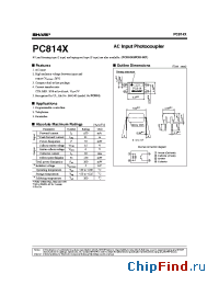 Datasheet PC814XI manufacturer SHARP