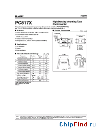 Datasheet PC817X0 manufacturer SHARP