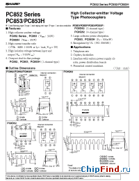 Datasheet PC852 manufacturer SHARP