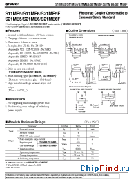 Datasheet S11ME5 manufacturer SHARP