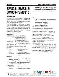 Datasheet SM8311 manufacturer SHARP