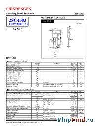 Datasheet 2SC4583 manufacturer Shindengen