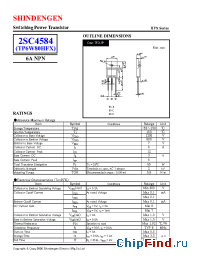 Datasheet 2SC4584 manufacturer Shindengen