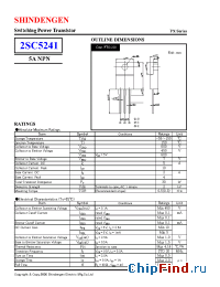 Datasheet 2SC5241 manufacturer Shindengen