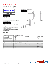 Datasheet DF20JC10 manufacturer Shindengen