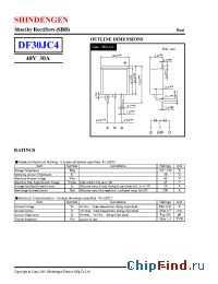 Datasheet DF30JC4 manufacturer Shindengen