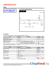 Datasheet G1VB22C manufacturer Shindengen