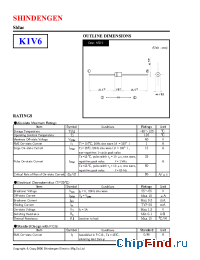 Datasheet K1V6 manufacturer Shindengen
