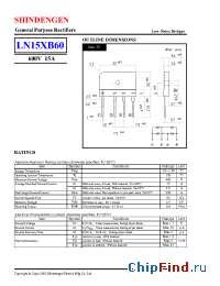 Datasheet LN15XB60 manufacturer Shindengen