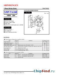 Datasheet S30VTA160 manufacturer Shindengen