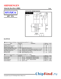 Datasheet SF15JC6 manufacturer Shindengen