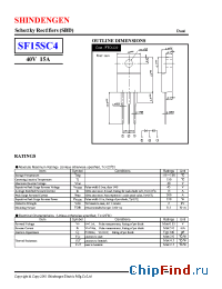 Datasheet SF15SC4 manufacturer Shindengen
