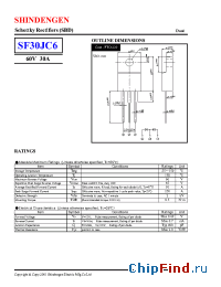 Datasheet SF30JC6 manufacturer Shindengen