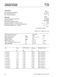 Datasheet B57164-K223 manufacturer Siemens