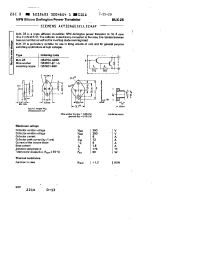 Datasheet BUX28 manufacturer Siemens