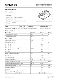 Datasheet C67070-A2709-A67 manufacturer Siemens