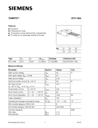Datasheet C67078-S5011-A2 manufacturer Siemens