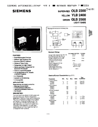 Datasheet GLB2500 manufacturer Siemens