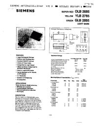 Datasheet GLB2885 manufacturer Siemens