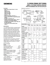 Datasheet IL205A manufacturer Siemens