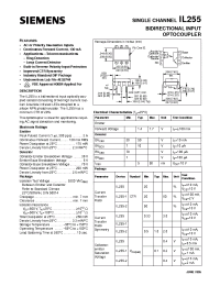 Datasheet IL255 manufacturer Siemens