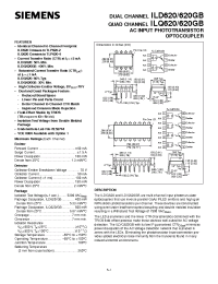 Datasheet ILD620 manufacturer Siemens