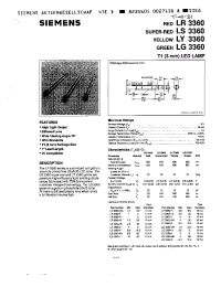 Datasheet LG3360 manufacturer Siemens