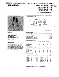 Datasheet LG5180-FJ manufacturer Siemens