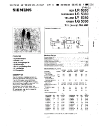 Datasheet LG5360 manufacturer Siemens