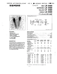 Datasheet LG5480-JM manufacturer Siemens