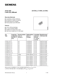 Datasheet LGZ183-CO manufacturer Siemens