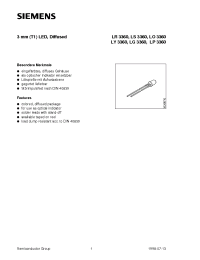 Datasheet LP3360-HL manufacturer Siemens