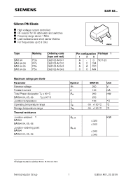Datasheet Q62702-A1010 manufacturer Siemens