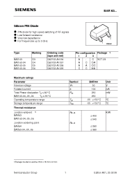 Datasheet Q62702-A1038 manufacturer Siemens
