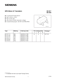 Datasheet Q62702-C1505 manufacturer Siemens