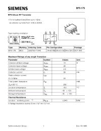 Datasheet Q62702-F1645 manufacturer Siemens